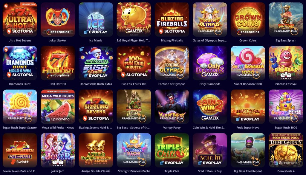 Slotoro Casino - Слот игри